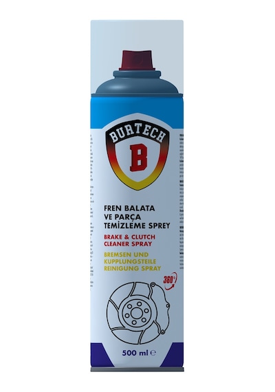 500 Ml Burtech Fren Balata ve Parça Temizleyici Spreyi