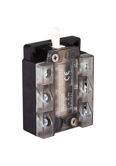 Emas K25001v 1no+2nc Vidalı K Serisi Hücre Switch