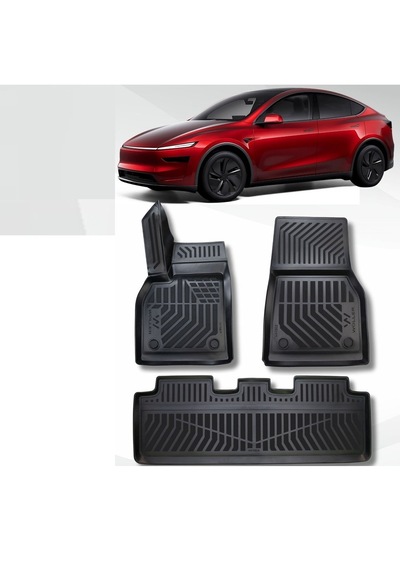 Yeni Tesla Model Y Juniper 2025 Sonrası Uyumlu 3d Havuzlu Paspas