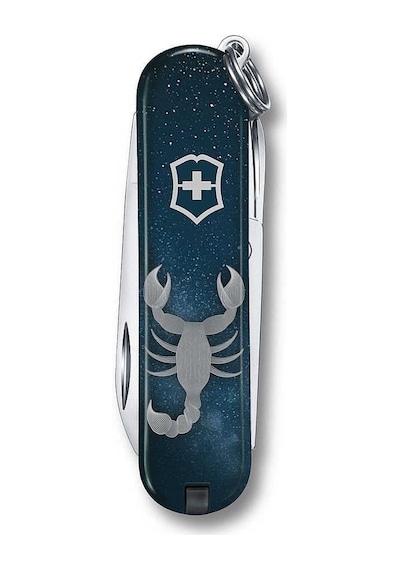 Victorinox 0.6223.2sco Classic Sd Zodiac Signs 58mm Kamp Çakısı, Akrep Burcu Mavi
