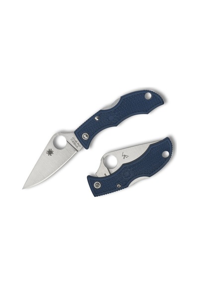 Spyderco Ladybug 3 Cobalt Blue Frn Cpm Spy27 Plainedge Kamp Çakı Mavi