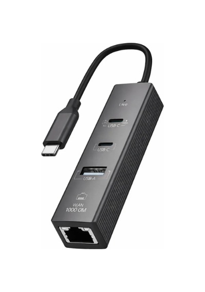 İle 2 Usb Gigabit Ethernet Adaptörü Type-c Model