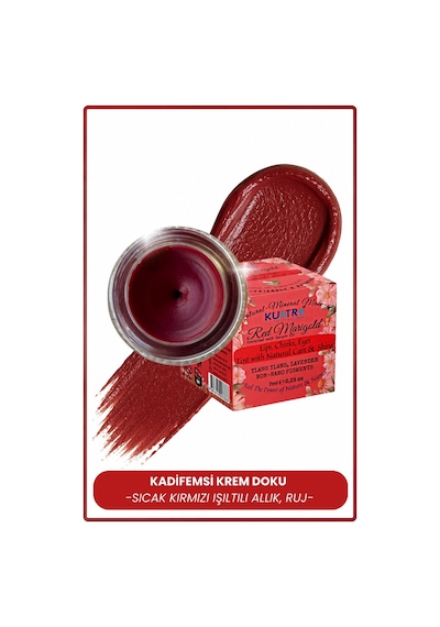 Kuatra Red Marigold Işıltı Veren Nemlendirici Balm 7 ML