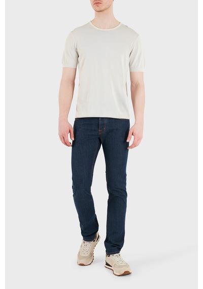 Jacob Cohen Pamuklu Slim Fit Normal Bel Dar Paça Jean Erkek Kot Pantolon Jum Qe004 034 S3735 R2 100d Lacivert