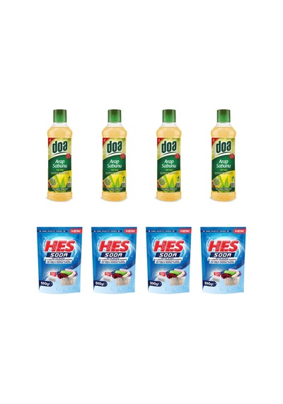 Arap Sabunu 1000 Ml X 4 Adet +çamaşır Sodası 500gr X 4 Adet - 745629078 Diğer