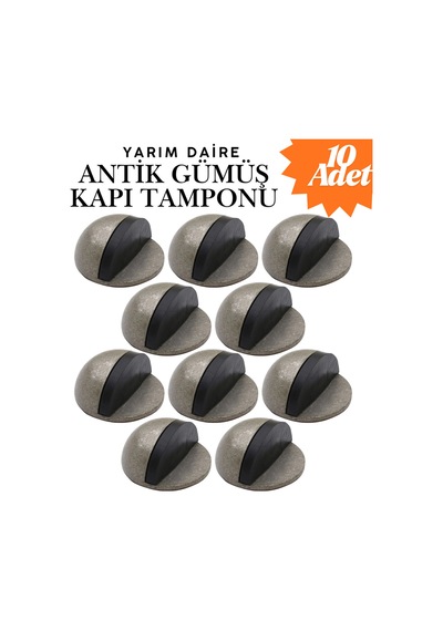 10 Adet Antik Gümüş Yarım Daire Yapışkanlı Kapı Tamponu Kapı Stoperi Metal Kapı Stopu Durdurucu 10 Adet Antik Gümüş Yarım Daire Yapışkanlı Kapı Tamponu Kapı Stoperi Metal Kapı Stopu Durdurucu