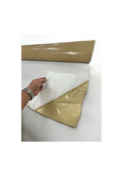 Yapışkanlı Tela Astar 100x160 Cm Kağıt Sertliğinde Kumaş Destekleyici Beyaz