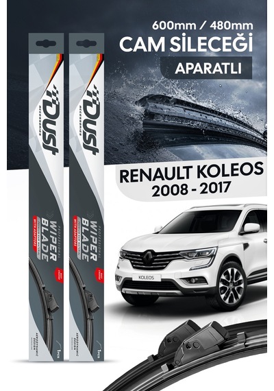 Renault Koleos 2008-2017 Uyumlu Silecek Takımı 600mm/480mm S7