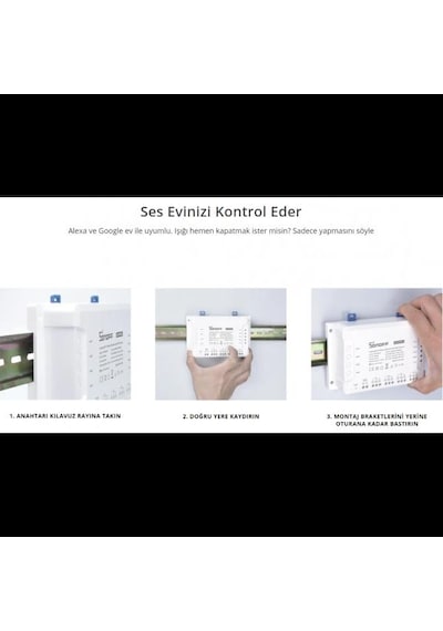 Sonoff 4Ch R3 Pro 4 Kanal Wifi Akıllı Ev Rölesi