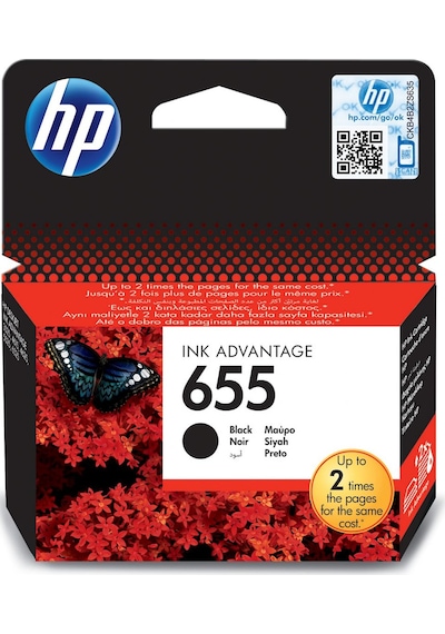 Hp 655 Cz109A Siyah Kartuş / Ink Advantage 3535 / 4615 /