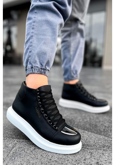 Saklımoda Ch267 Cbt Roma Mirror Erkek Bot Sıyah Çok Renkli