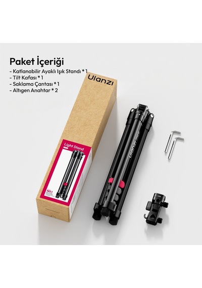 Ulanzi Tt43 Iı 210cm Reversible 2 İn 1 Işık Standı - S085