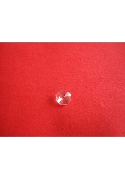 Octagon Klipsli Kristal Avize Taşı 1.Sınıf Cam 14x14 Mm - 200 Adet
