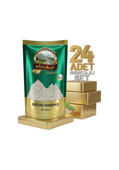 Aluçdağı Beyaz Haşhaş 24x100 Gr