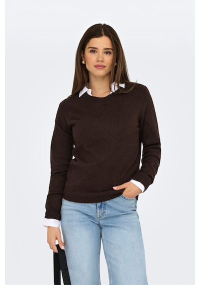 Only Kadın Onlrıca Lıfe L/s Pullover Knt Noos O15204279-4824236 Kahverengi