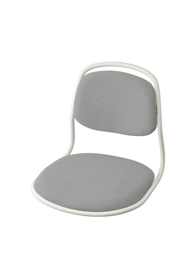 Ikea Örfjäll Çalışma Sandalyesi Oturma Yeri, Beyaz-vissle Açık Gri