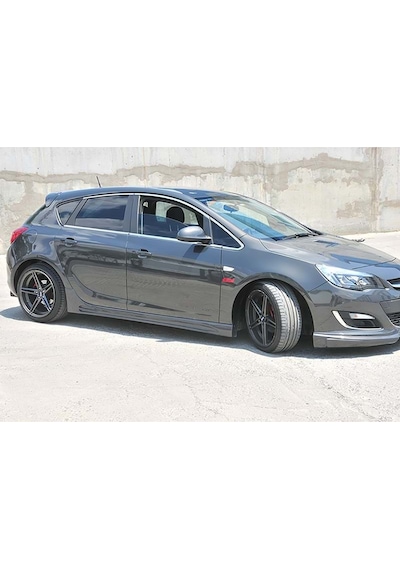Opel Astra J HB Sport Marşpiyel Seti Mat Siyah Plastik 2009 -2014