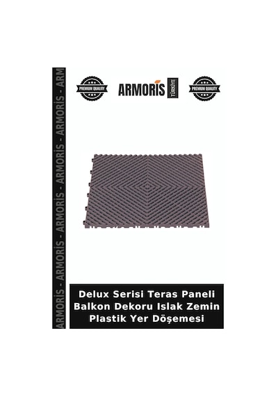 Delux Serisi Teras Paneli Balkon Dekoru Islak Zemin Plastik Yer Döşemesi