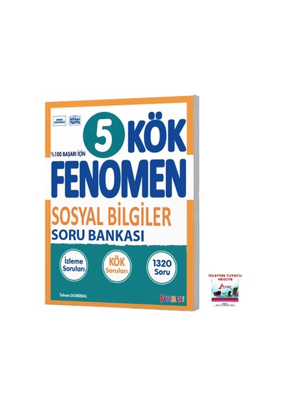 Fenomen 2025-2026 5. Sınıf Sosyal Bilgiler Kök Soru Bankası %100