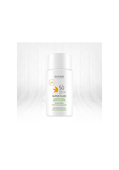 Babe Super Fluid Sunscreen Mattifying SPF50 50ml - Yağlı Ciltler İçin  Matlaştırıcı Yüz Güneş Kremi