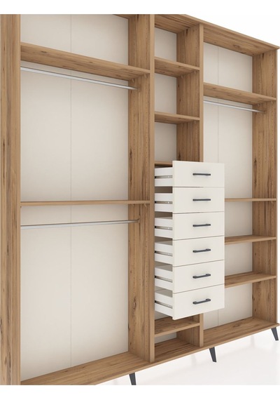 Arges Dolap 10 Raflı 6 Çekmeceli 3 Askılı 220x30x243 Çam-çam/aytaşı Atlas Çam/aytası Arges Dolap 10 Raflı 6 Çekmeceli 3 Askılı 220x30x243 Çam-çam/aytaşı Atlas Çam/aytası