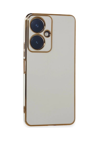 Vivo Y27 Kılıf Volet Silikon - Beyaz İtdark37494