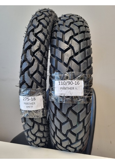 Mondial Mr  Kanuni Seyhan  275-18 Tt Tubetype Ve 110/90-16 Tl Dubleks Lastik Set