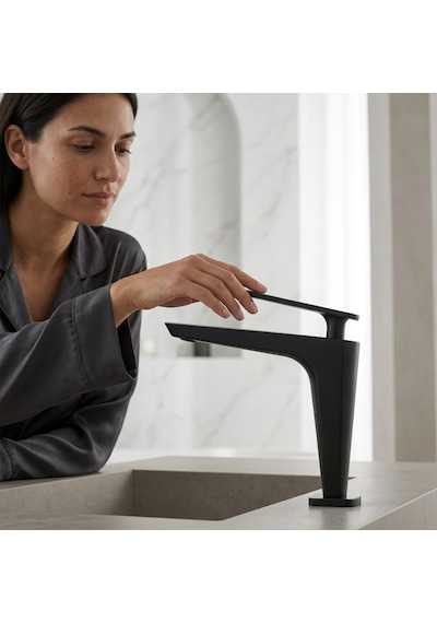 Fg-4115 Mat Siyah Lavabo Bataryası