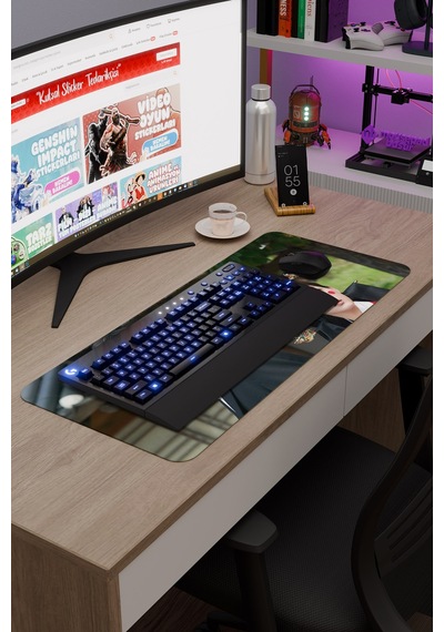 Mr Plankton K Drama Kdrama V1 70x30 Xl Gaming Kauçuk Kaymaz Taban Mouse Pad Fare Altlığı