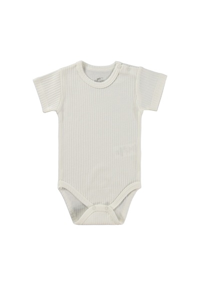 Minidamla Baby Minidamla Kısa Kol Basic 3'lü Set 1-18 Ay Çıtçıtlı Badi - Pembe