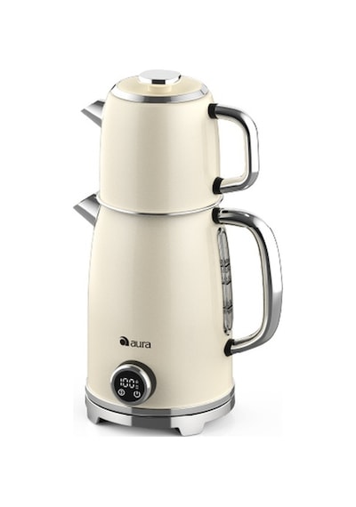 Aura Retro Krem Çay Makinesi Au1001k