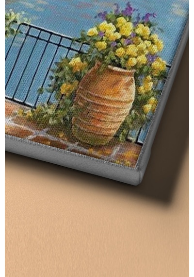 Webstyle Sayılarla Boyama Seti Kasnaklı Kıyı Evleri 60 X 75 Cm