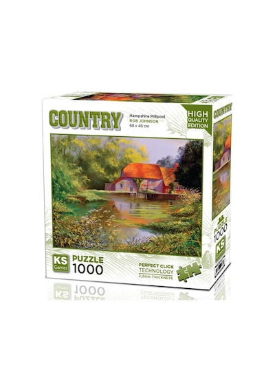 Ks Games 1000 Parça Hampshire Millpool Puzzle - Rob Johnson