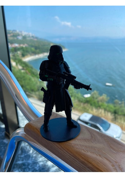Riva Self Star Wars Rogue One Death Trooper Figür Koleksiyonluk Karakter Biblo 3d Baskı 10-13-15 Cm 13 Cm