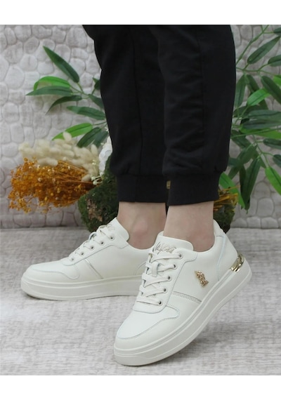 U.s. Polo Assn. Alka 5fx Kadın Bej Sneaker Ayakkabı Bej