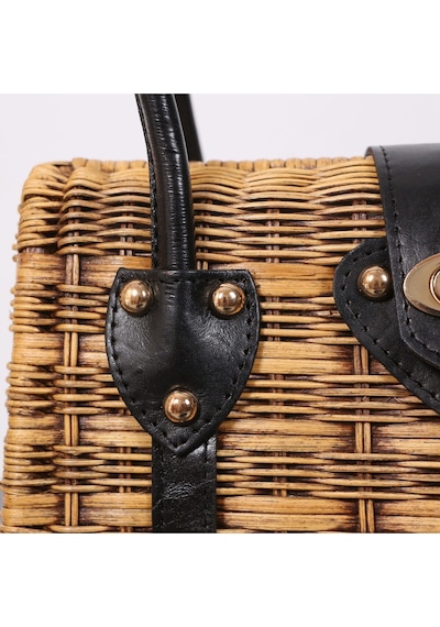 Mylamp Mybag Rattan Çanta 32 X14 X23 Cm Bej
