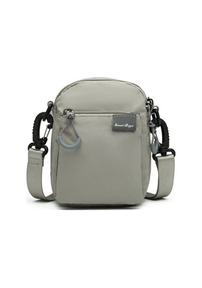 Whitetiger Smart Bags 53347 Uniseks Mini Çapraz Çanta Açık Gri Açık-gri