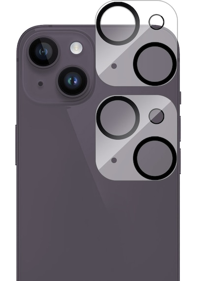 Buff Apple Uyumlu iPhone 14 / 14 Plus Kamera Lens 2 Adet Şeffaf