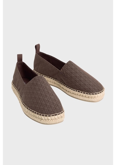 Calvin Klein Logolu Espadril Hw0hw02933 Bayan Espadril Hw0hw02933 Hjo Kahve