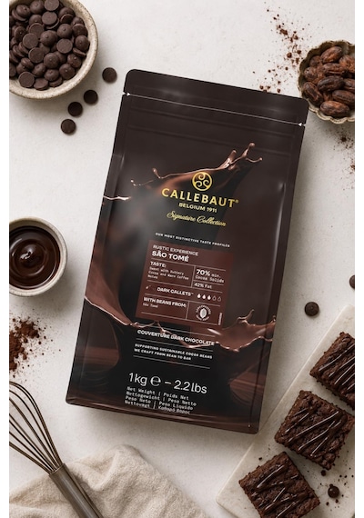 Callebaut Signature Collection Rustic São Tomé Bitter Çikolata 1 Kg