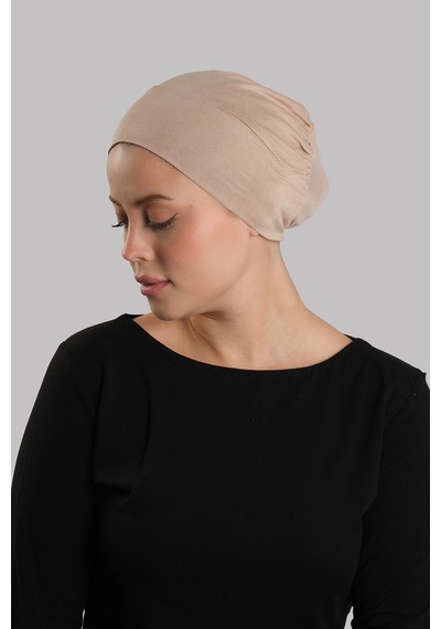 Hürrem Bone Bej Pratik Hazır Geçmeli İç Bone Viskon Fileli Nefes Alabilen 3014 12