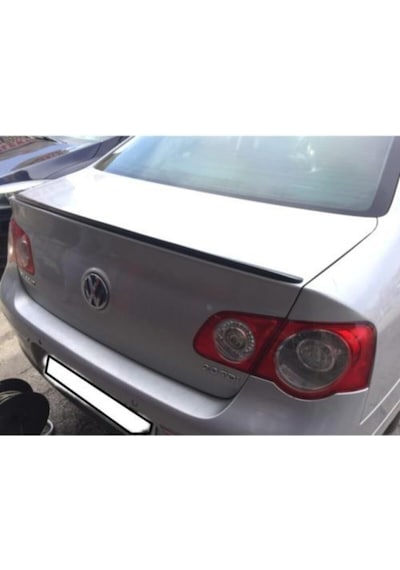Spoiler Volkswagen Passat B6 Bagaj Üzeri Çıta Spoiler Pianoblack Parlak Siyah Çift Taraflı Bantlı115