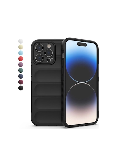 Apple Uyumlu iPhone 14 Pro Max Kılıf Optimum Lens Çerçeveli Silikon Kapak