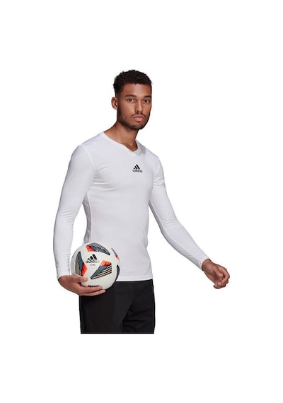Adidas Team Base Tee Erkek Uzun Kollu Antrenman Tişörtü Beyaz Beyaz
