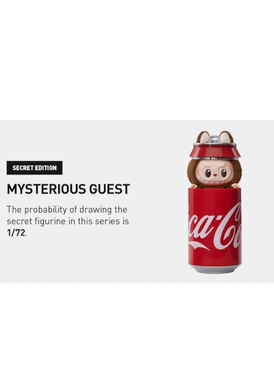 Labubu The Monsters Coca Cola Series Vinyl Face Single B