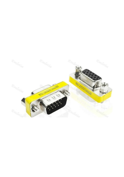 Vga Dişi Erkek 15 Pin Çevirici 5222A Dönüştürücü Adaptör Adapto