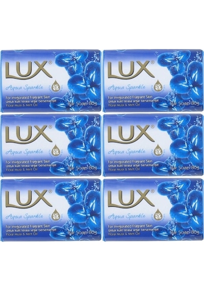 Lux Aqua Sparkle Sabun 80 G 6'lı