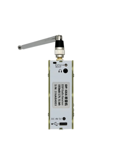 Dp-666 Deepelec Tef6686 Radyo Yüksek Hassasiyet Tam Bant Fm Am Lw Mw Sw Kısa Dalga Esp32 Rds 2,8 İnç Ips Lcd