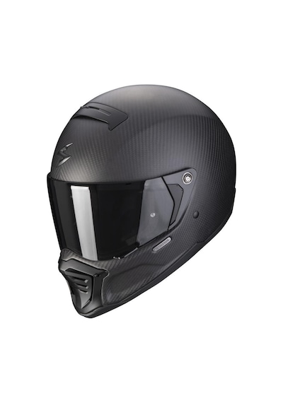 Scoripon Exo Hx1 Karbon Se Retro Motosiklet Kaskı Mat Siyah