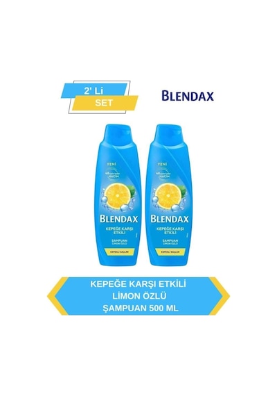 Blendax Şampuan 500 Ml Kepeğe Karşı Etkilix2 set-hnkl-2660-6251